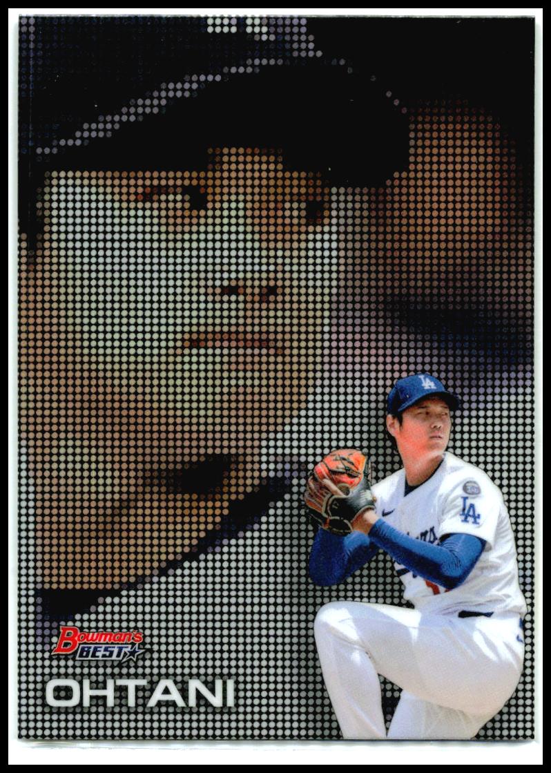 2025 Bowman's Best Pixel Portraits #P-25 Shohei Ohtani Los Angeles Dodgers