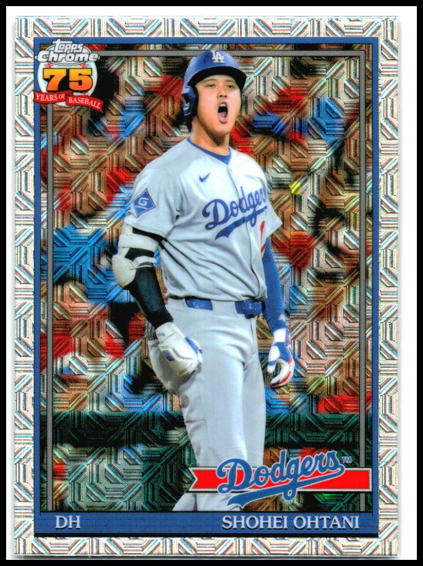 2026 Topps Chrome 1991 Topps 35th Anniversary Mojo #91C-47 Shohei Ohtani Dodgers
