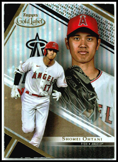2021 Topps Gold Label Class 1 Black #7 Shohei Ohtani Los Angeles Angels