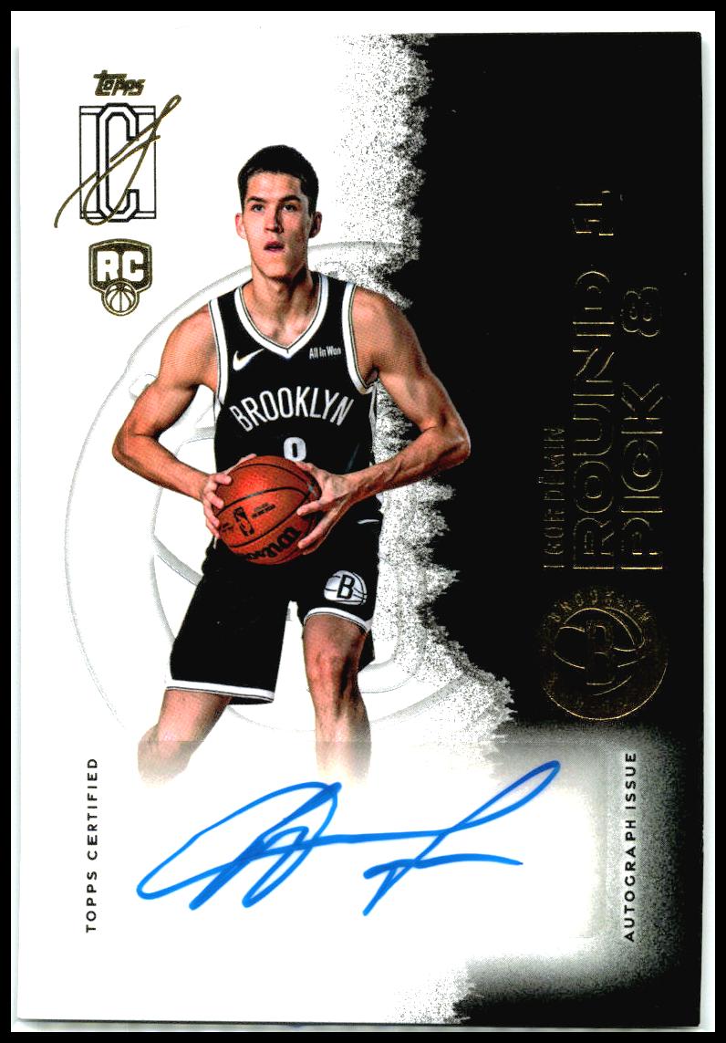 2025-26 topps signature class Rookie Class Auto #RCA-ED Egor Dëmîn Rookie Nets