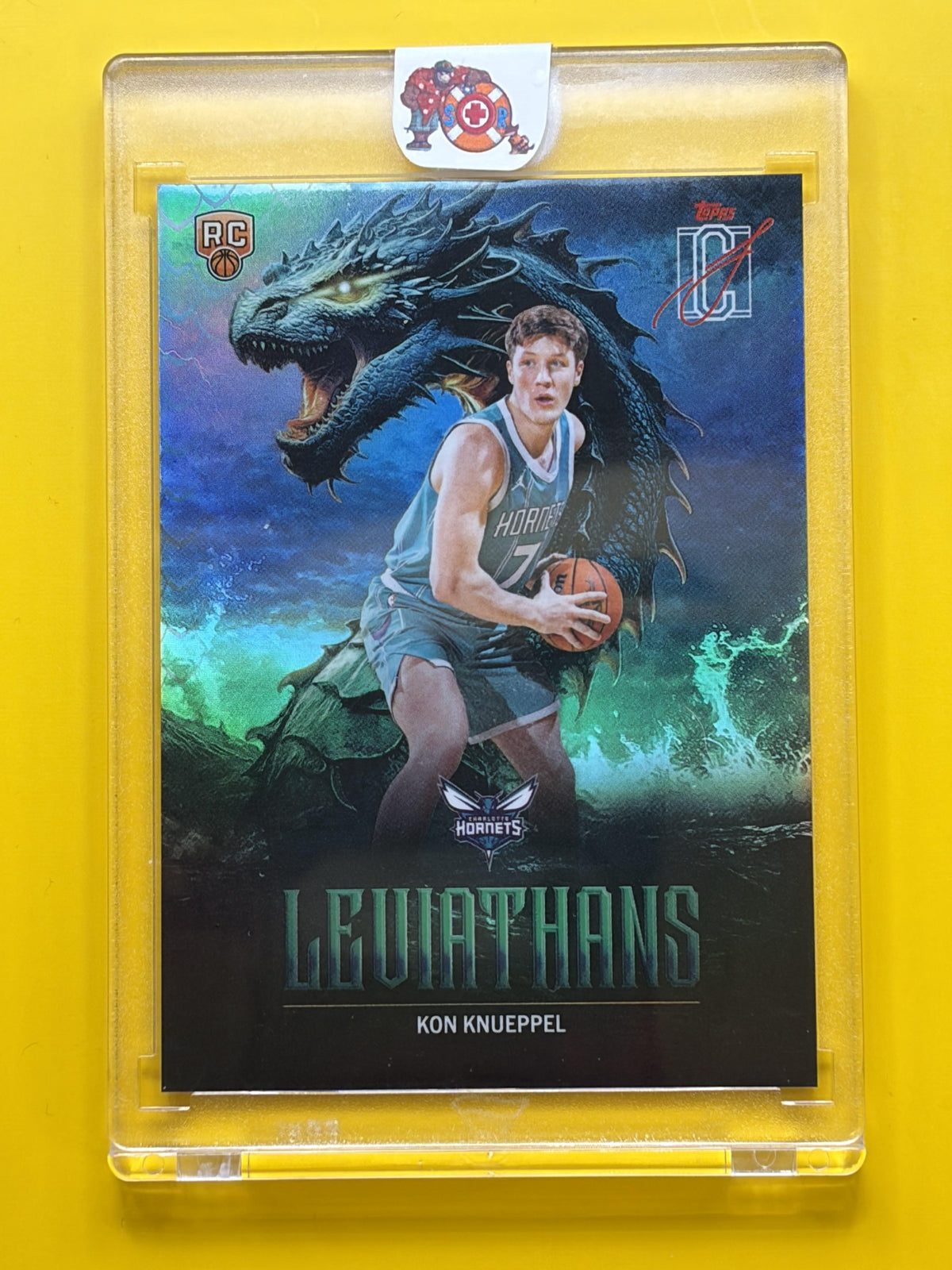 2025-26 topps signature class Leviathans #LEV-13 Kon Knueppel Rookie Hornets
