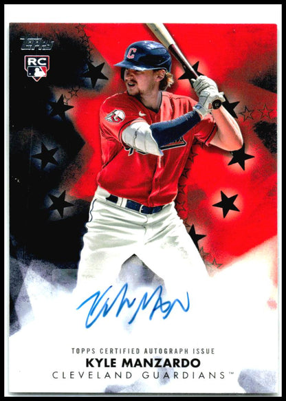 2024 Topps Update Baseball Stars Autographs #BSA-KM Kyle Manzardo Auto Guardians