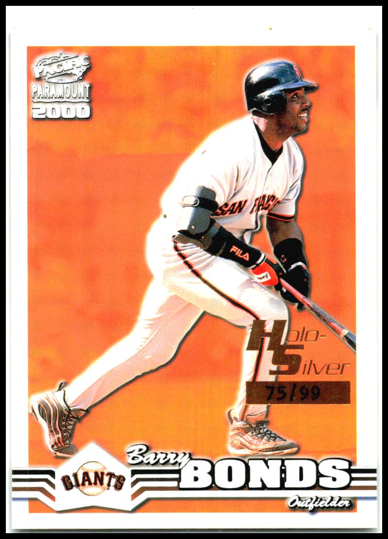 2000 Pacific Paramount Holo-Gold #211 Barry Bonds #/199 San Francisco Giants