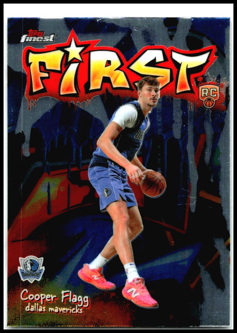 2025-26 Finest First #F-1 Cooper Flagg Dallas Mavericks