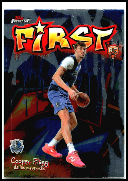 2025-26 Finest First #F-1 Cooper Flagg Dallas Mavericks