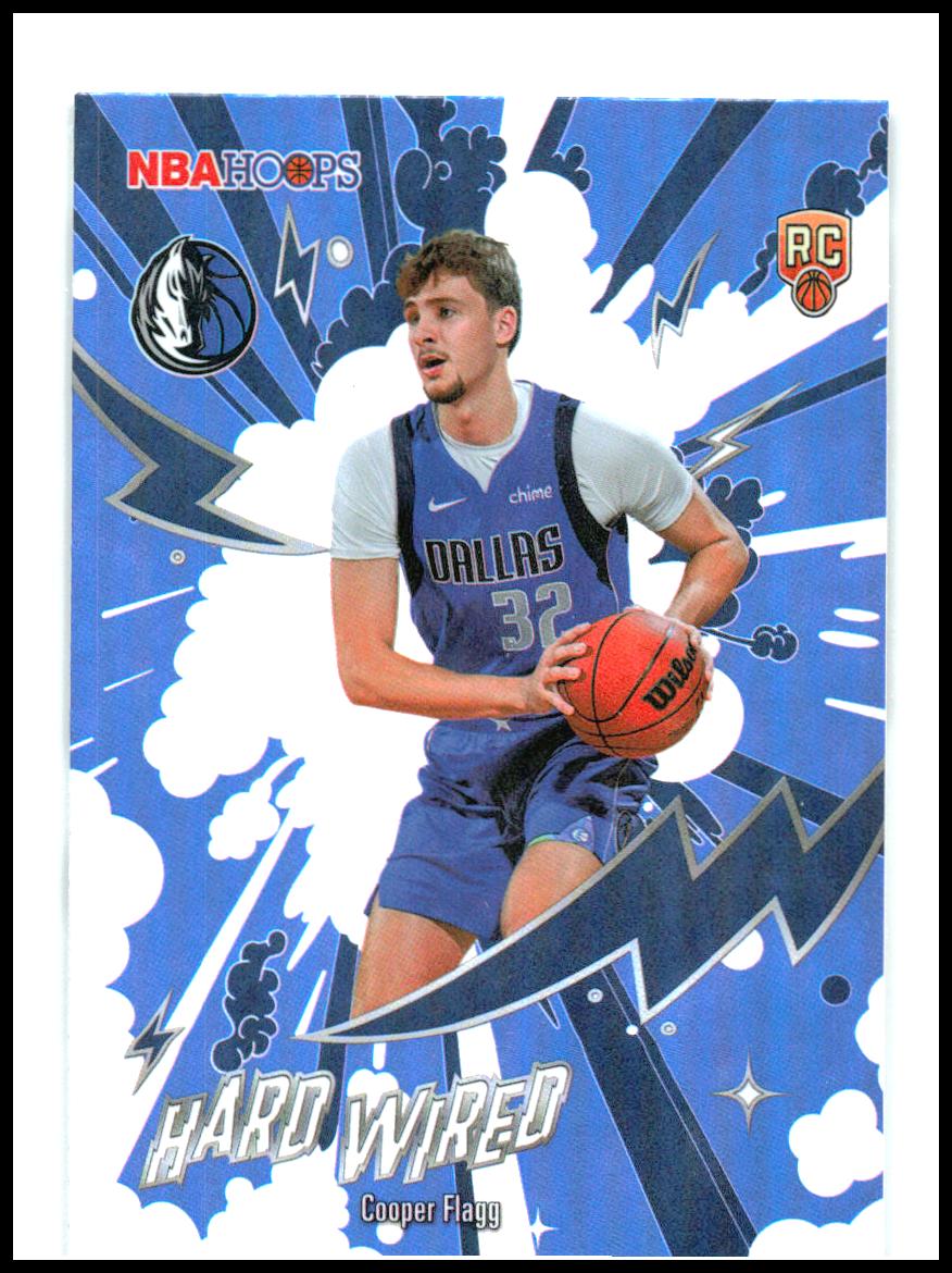 2025-26 Hoops Hard Wired #HW-21 Cooper Flagg Dallas Mavericks