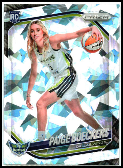 2025 Panini Prizm WNBA Ice Prizms #147 Paige Bueckers Dallas Wings