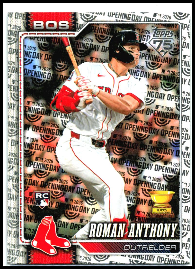 2026 Topps Opening Day Foil #189 Roman Anthony Boston Red Sox
