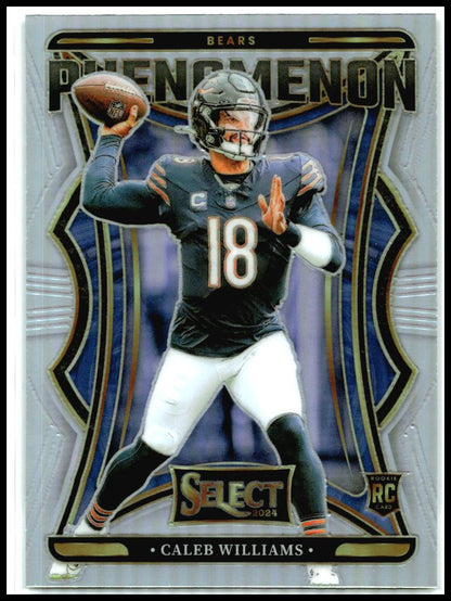2024 Panini Select Phenomenon Prizm #1 Caleb Williams Chicago Bears