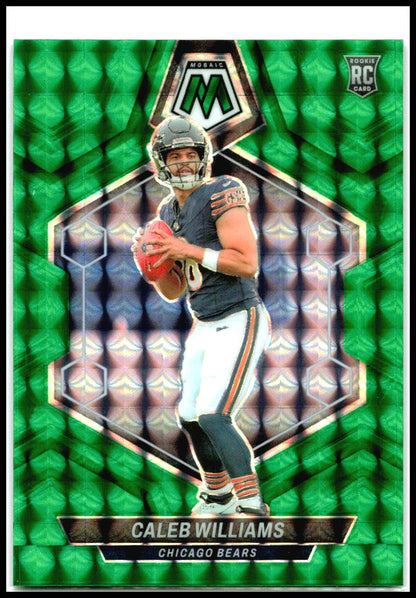 2024 Panini Mosaic Mosaic Green #301 Caleb Williams Chicago Bears