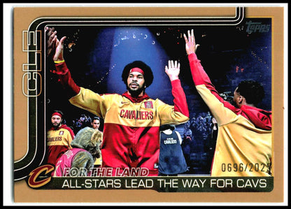 2025-26 Topps Gold #278 For The Land: All-Stars Lead The Way For Cavs Cavaliers