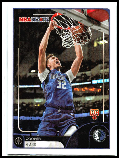 2025-26 Hoops #35 Cooper Flagg Rookie Dallas Mavericks