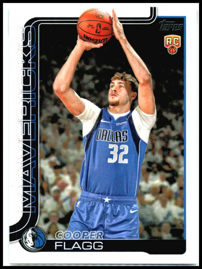 2025-26 Topps #201 Cooper Flagg Rookie Dallas Mavericks