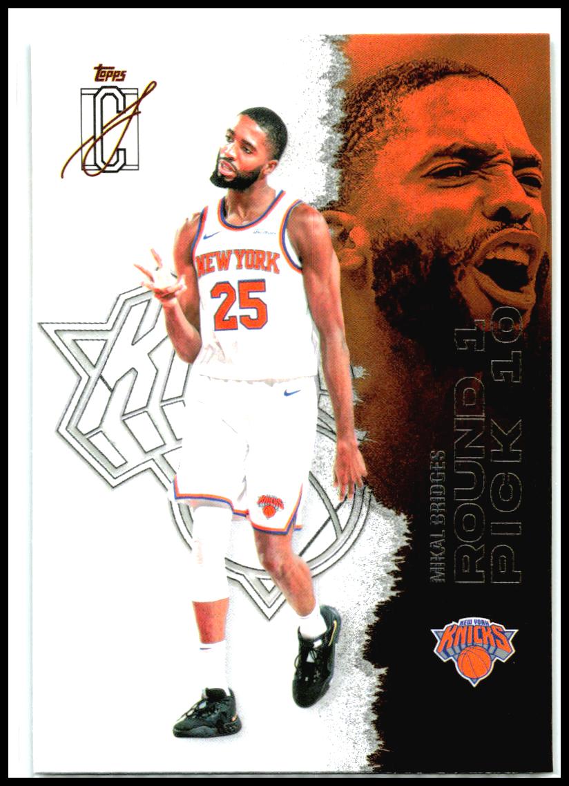 2025-26 Topps Signature Class #84 Mikal Bridges New York Knicks