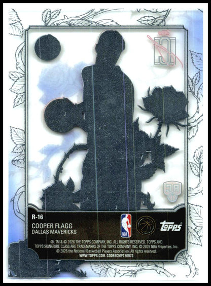 2025-26 Topps Signature Class Roses #R-16 Cooper Flagg Dallas Mavericks