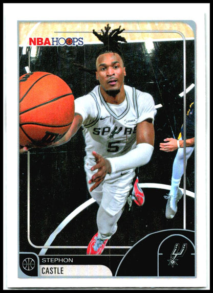 2025-26 Hoops #47 Stephon Castle San Antonio Spurs