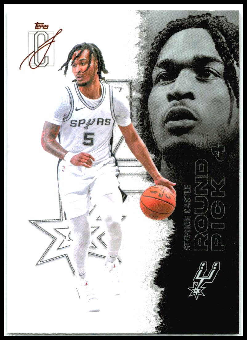 2025-26 Topps Signature Class #53 Stephon Castle San Antonio Spurs