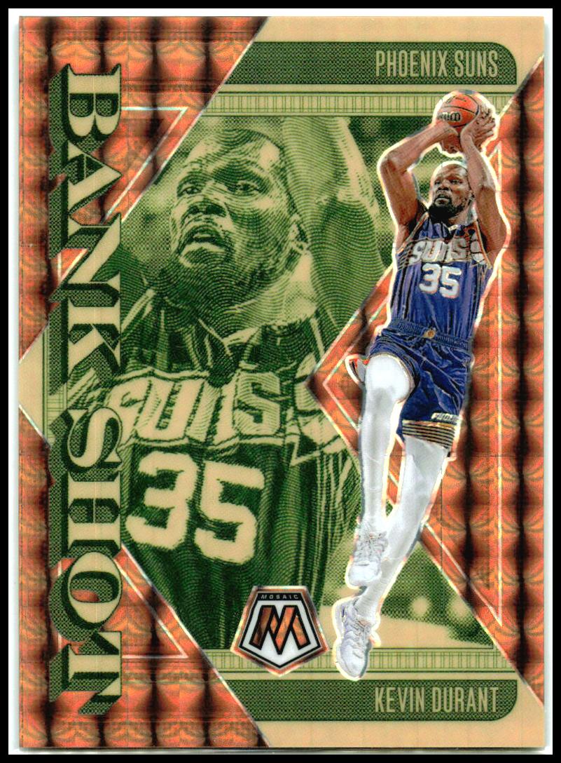 2024-25 Panini Mosaic Bank Shot Mosaic Bronze #14 Kevin Durant #/75 Phoenix Suns