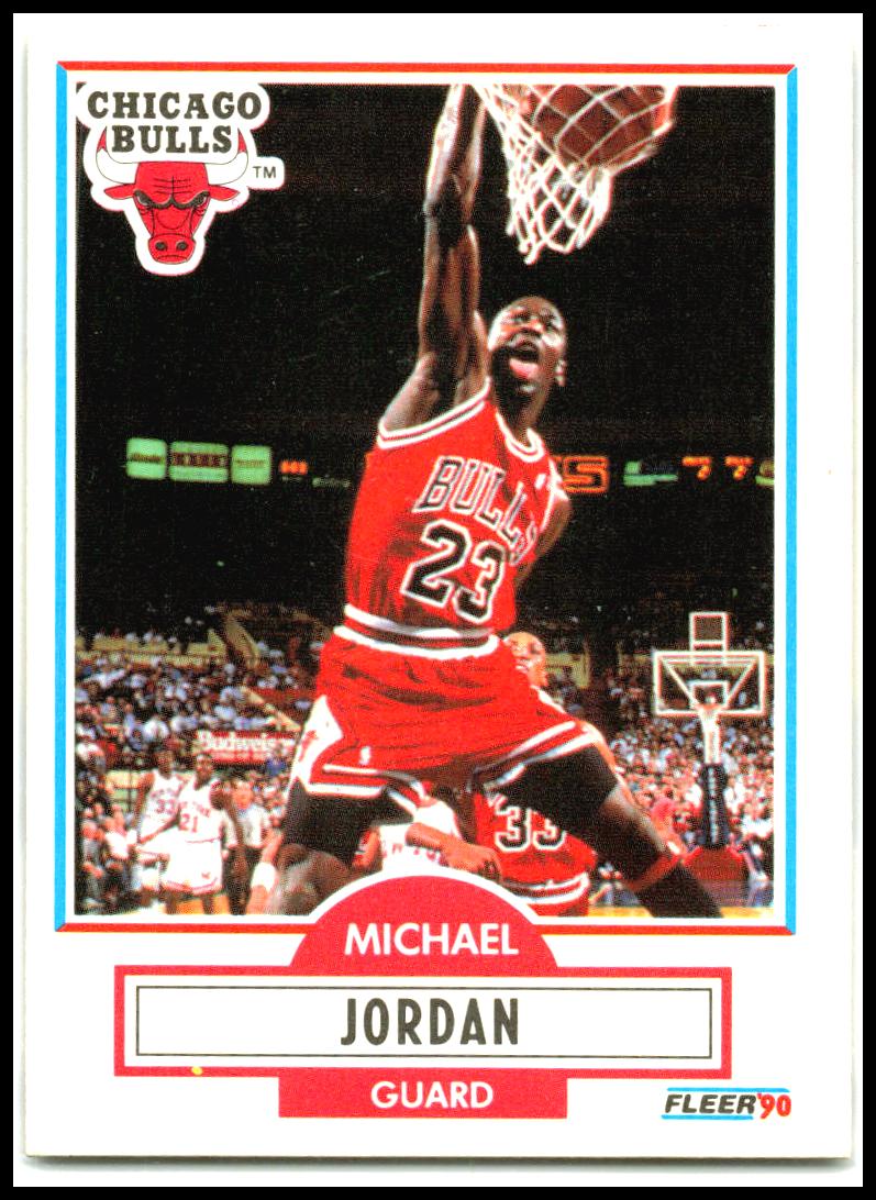 1990-91 Fleer #26 Michael Jordan Chicago Bulls