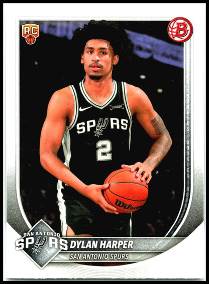 2025-26 Bowman #2 Dylan Harper Rookie San Antonio Spurs