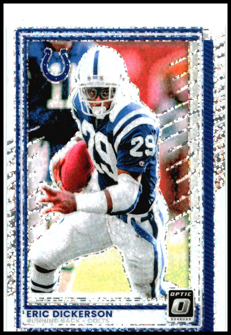 2025 Donruss Optic White Sparkle #59 Eric Dickerson Indianapolis Colts