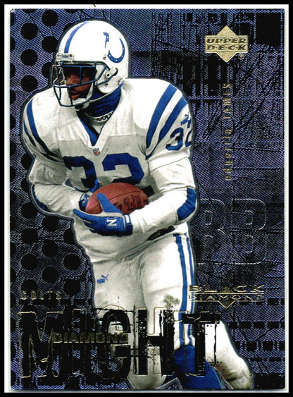 2000 Upper Deck Black Diamond Diamond Might #DM2 Edgerrin James Colts
