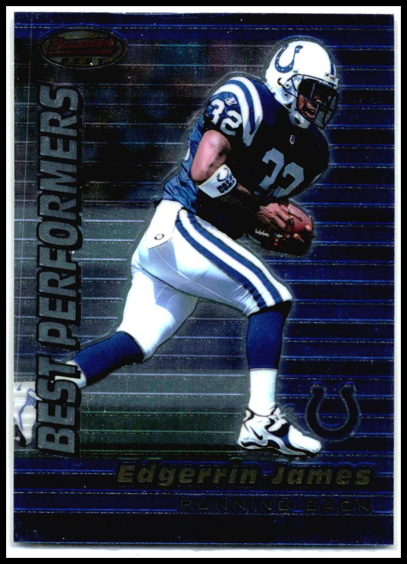 1999 Bowman's Best #98 Edgerrin James Indianapolis Colts