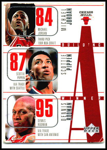1996-97 Upper Deck #139 Michael Jordan / Pippen / Rodman / Kukoc / Harper Bulls