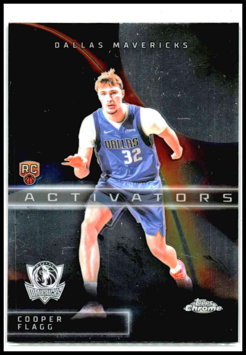 2025-26 Topps Chrome Activators #AC-11 Cooper Flagg Dallas Mavericks