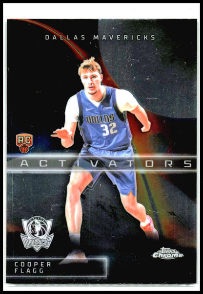 2025-26 Topps Chrome Activators #AC-11 Cooper Flagg Dallas Mavericks