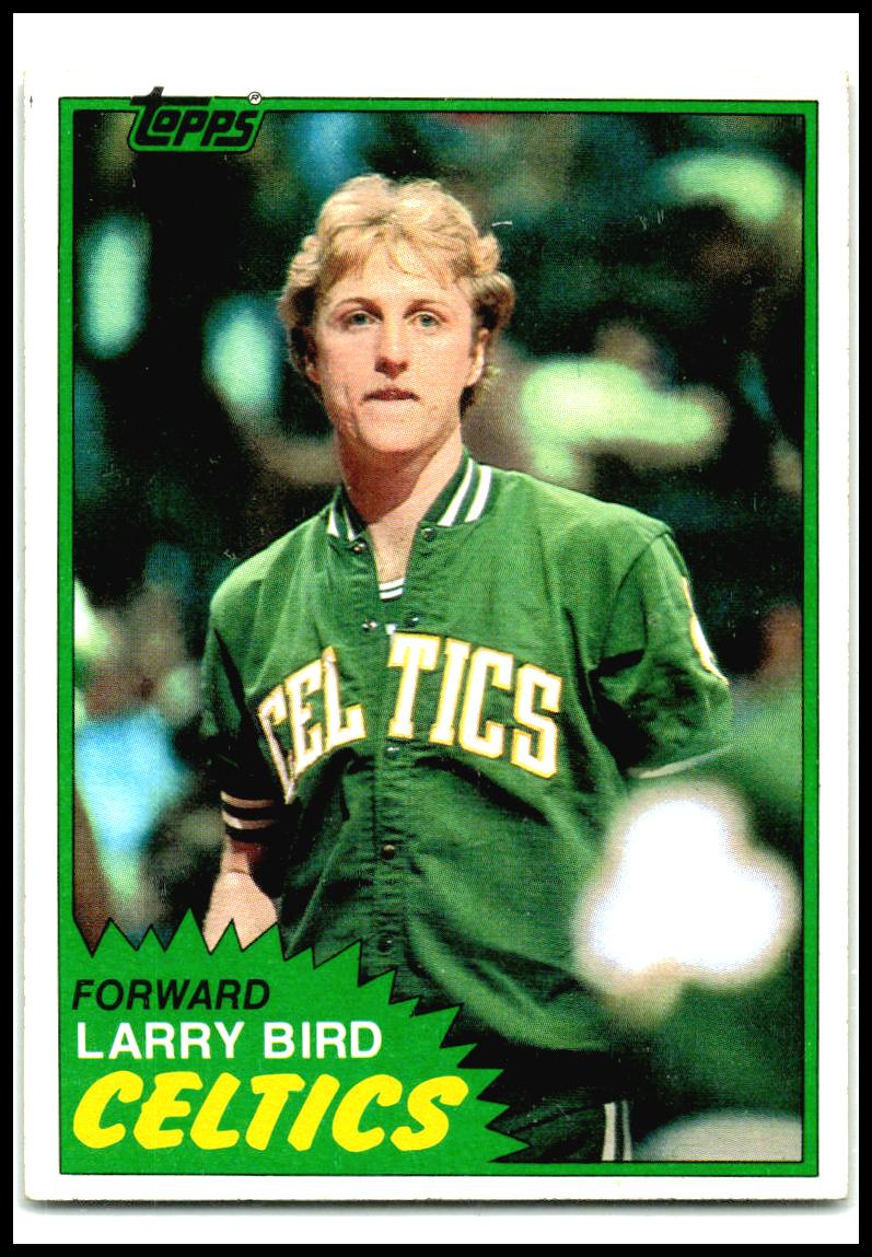1981-82 Topps #4 Larry Bird Boston Celtics