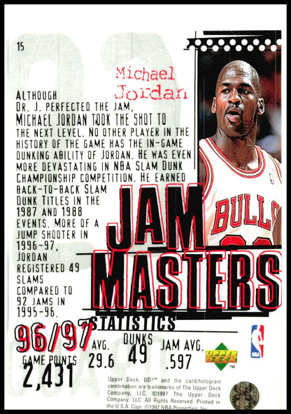 1997-98 Upper Deck UD3 #15 Michael Jordan Chicago Bulls
