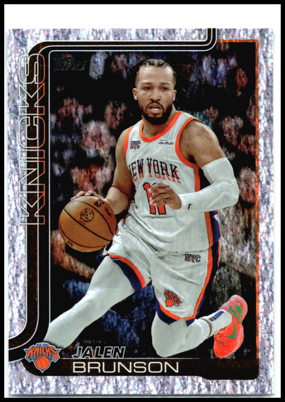 2025-26 Topps Sandglitter #14 Jalen Brunson New York Knicks