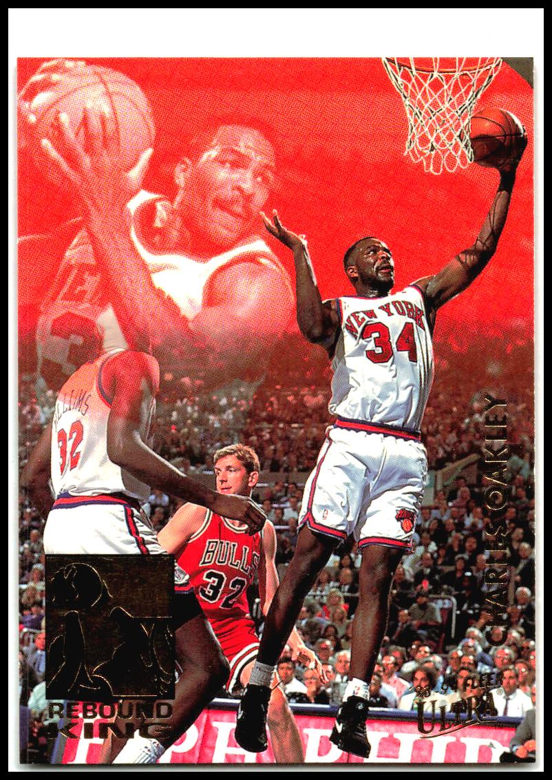 1993-94 Ultra Rebound Kings #7 Charles Oakley New York Knicks