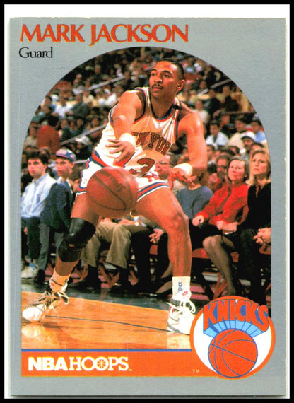 1990-91 Hoops #205 Mark Jackson New York Knicks