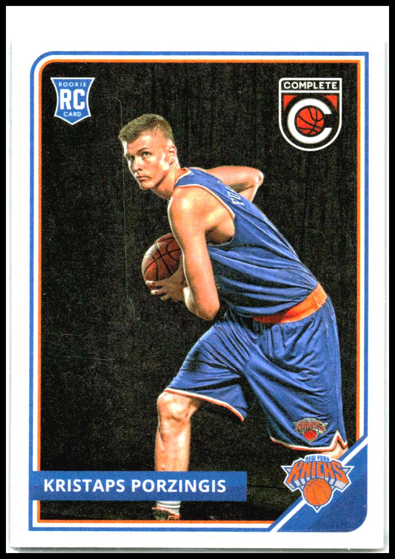 2015-16 Panini Complete #319 Kristaps Porzingis Rookie New York Knicks
