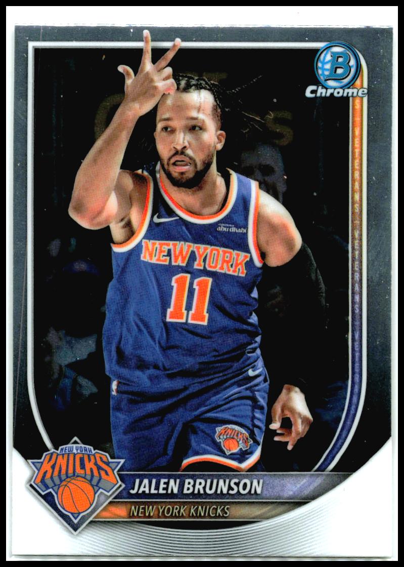 2025-26 Bowman #62 Jalen Brunson New York Knicks