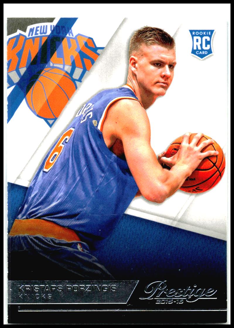 2015-16 Panini Prestige #209 Kristaps Porzingis Rookie New York Knicks