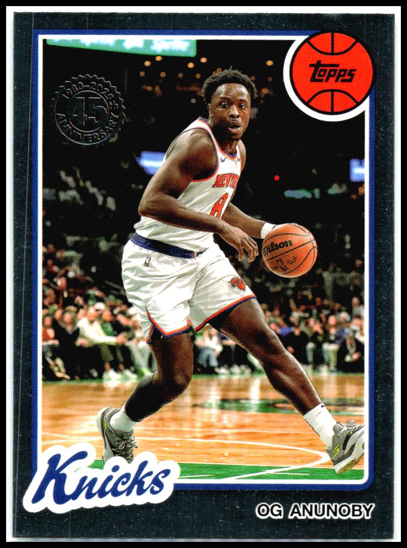 2025-26 Topps 1980-81 Topps Basketball #80BK-33 OG Anunoby New York Knicks