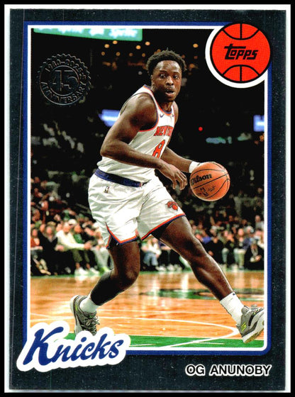 2025-26 Topps 1980-81 Topps Basketball #80BK-33 OG Anunoby New York Knicks