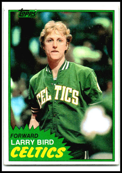 1981-82 Topps #4 Larry Bird Boston Celtics