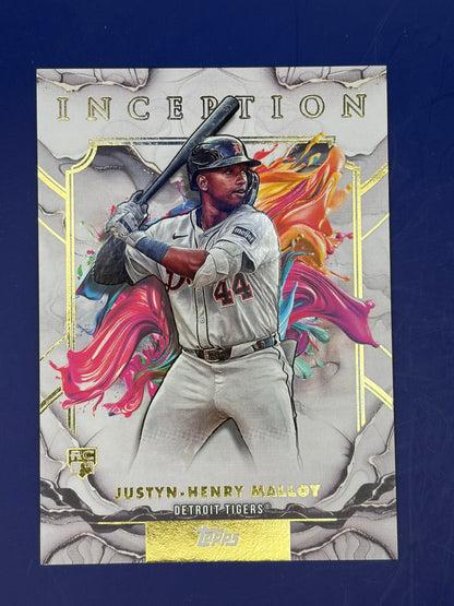 2025 Topps Inception #91 Justyn-Henry Malloy Rookie Detroit Tigers