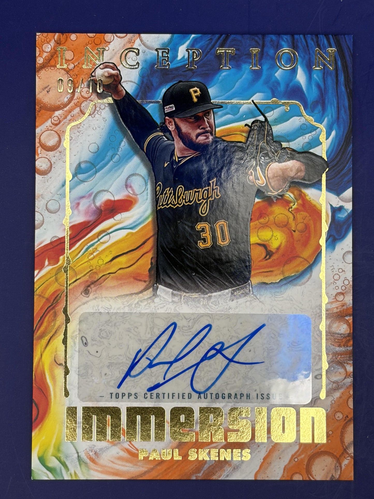 2025 Topps Inception Immersion Auto /10 #IIA-PS Paul Skeens Pirates