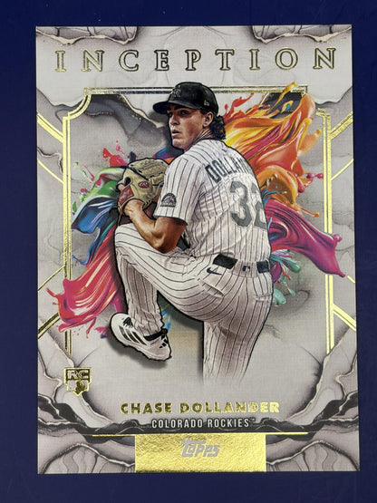 2025 Topps Inception #47 Chase Dollander Rookie Colorado Rockies