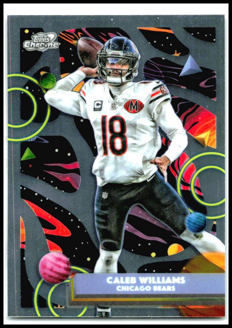2025 Topps Chrome Cosmic #16 Caleb Williams Chicago Bears