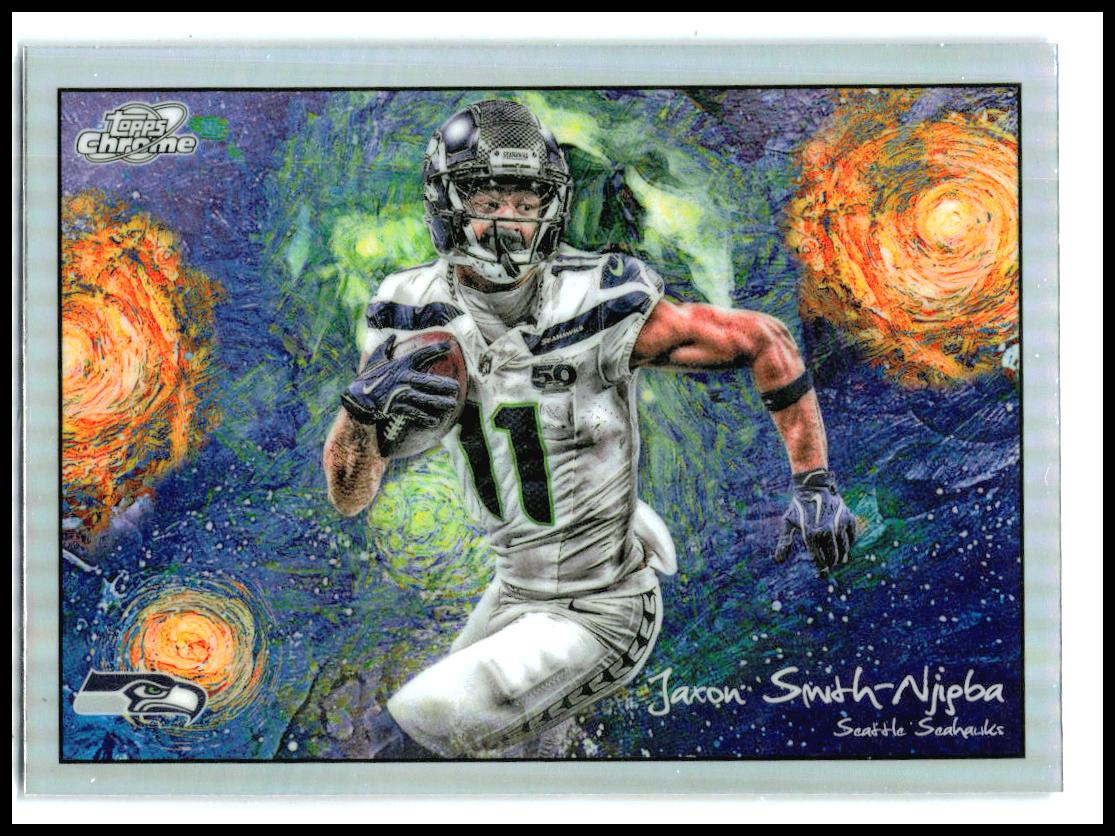 2025 Topps Chrome Cosmic Stars In The Night #STN-20 Jaxon Smith-Njigba Seahawks