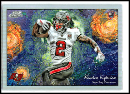 2025 Topps Chrome Cosmic Stars In The Night #STN-8 Emeka Egbuka Buccaneers