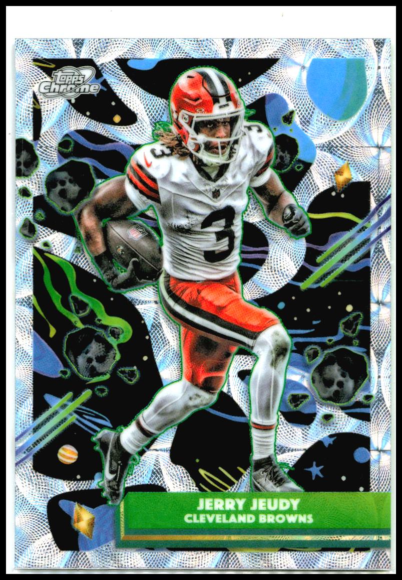 2025 Topps Chrome Cosmic Nucleus Refractor #22 Jerry Jeudy Cleveland Browns