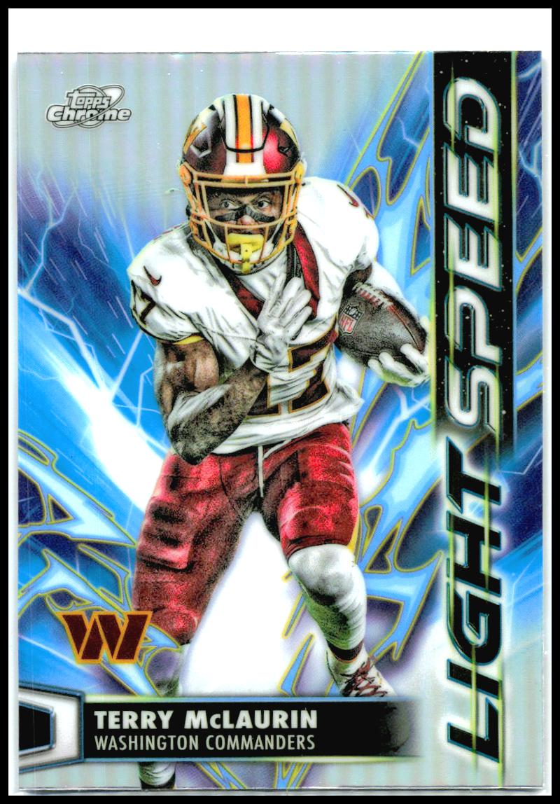 2025 Topps Chrome Cosmic Light Speed #LS-35 Terry McLaurin Washington Commanders