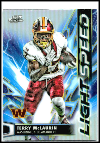 2025 Topps Chrome Cosmic Light Speed #LS-35 Terry McLaurin Washington Commanders